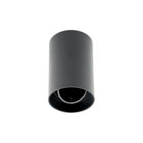 Spot Redondo Sobrepor Teto Preto Direcionável Gu10 Mr16 Opus