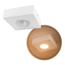 Spot Semi Embutido Fast Alumínio Quadrado p/ LED PAR20 Starlumen ST3239 - Branco Spot Semi Embutido Fast Alumínio Quadrado p/ LED PAR20 Starlumen ST3239 - Branco