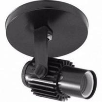 Spot Simples para 1 Lâmpada Base E27 Preto Bivolt - JR Iluminação