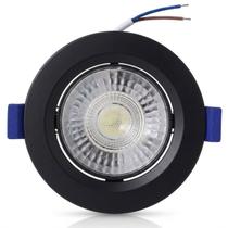Spot Slim Led de Embutir Redondo 6W Bivolt Blumenau - Preto