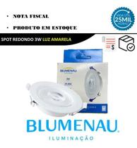 Spot Slim LED Emb Red Bivolt 3W 3.000K (LUZ AMARELA) BLUMENAU