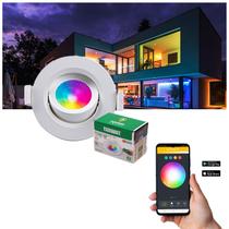 Spot Smart Taschibra TEK Wi-Fi LED RGB 5W Embutir Redondo