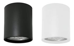 Spot Sobrepor Cilindro De Teto Para Dicroica Gu10 Alumínio E