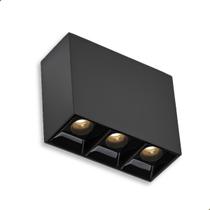 Spot Sobrepor De Led 6w 3000k Pontual Linear Alumínio Iluminação