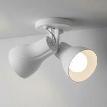 Spot Sobrepor Direcionável Duplo Octa Plus Branco 2 Lâmpadas E27 Bivolt Design Moderno Bivolt Spot Sobrepor Direcionável Duplo Octa Plus Branco 2 Lâmpadas E27 Bivolt Design Moderno Bivolt
