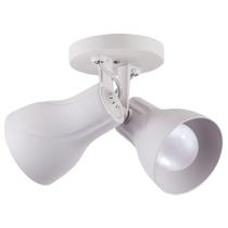 Spot Sobrepor Direcionável Duplo Octa Plus Branco 2 Lâmpadas E27 Bivolt Design Moderno Bivolt Spot Sobrepor Direcionável Duplo Octa Plus Branco 2 Lâmpadas E27 Bivolt Design Moderno Bivolt