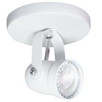 Spot Sobrepor Direcionável Mr16 Dicroica Alumínio Branco + Led 4,8w