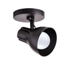 Spot Sobrepor Direcionável Octa Plus Preto 1 Lâmpada E27 Bivolt Design Moderno Sala Quarto Pronto para Instalar Spot Sobrepor Direcionável Octa Plus Preto 1 Lâmpada E27 Bivolt Design Moderno Sala Quarto Pronto para Instalar