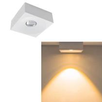 Spot Sobrepor Led 3w 3000k Branco Quente Teto Parede e Pergolado 127v - Delis