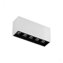 Spot Sobrepor Led Pontual 5 Focos 10w 3000k Piccu Bivolt Estrutura Branco/preto 127/220v Spot Sobrepor Led Pontual 5 Focos 10w 3000k Piccu Bivolt Estrutura Branco/preto 127/220v