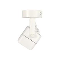 Spot Sobrepor MR16 GU10 Quadrado Branco Direcionável DS2397 Delis