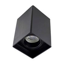 Spot Sobrepor Orientável Quadrado Preto 1XDicroica GU10 - Opus - ECO80280
