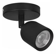 Spot Sobrepor Preto 7W 6500K Branco Frio Bivolt Avant 38º