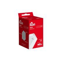 Spot Sobrepor Quadrado Com Lâmpada 4W 6500k MR16 Branco Kian Spot Sobrepor Quadrado Com Lâmpada 4W 6500k MR16 Branco Kian