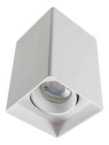 Spot Sobrepor Quadrado + Lâmpada Dicroica Gu10 Mr16 Bivolt Branco 3000K Spot Sobrepor Quadrado + Lâmpada Dicroica Gu10 Mr16 Bivolt Branco 3000K