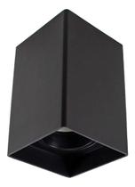 Spot Sobrepor Quadrado + Lâmpada Dicroica Gu10 Mr16 Bivolt Preto 3000K Spot Sobrepor Quadrado + Lâmpada Dicroica Gu10 Mr16 Bivolt Preto 3000K
