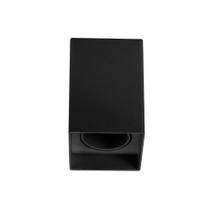 Spot Sobrepor Quadrado para MR16 Dicróica Recuado Preto DS2444 Delis