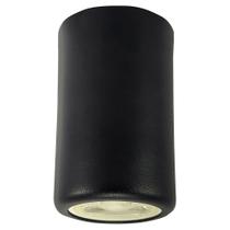 Spot Sobrepor Redondo Dicroica Mr16 Preto + Led 4,8w Branco Neutro