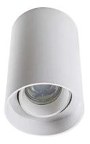 Spot Sobrepor Redondo P/ Lâmpada Dicroica Gu10 Mr16 Bivolt - Branco Spot Sobrepor Redondo P/ Lâmpada Dicroica Gu10 Mr16 Bivolt - Branco
