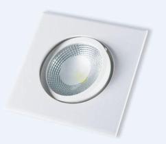 Spot Super Led Quadrado 5w Dicroica Embutir 6500k Frio - CTB