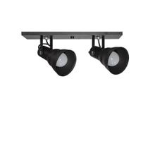 Spot Taschibra Linear Hol 2xe27 Preto Fosco