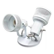 SPOT Telinha duplo 2xE27 Branco 60W Bivolt SPOT Telinha duplo 2xE27 Branco 60W Bivolt