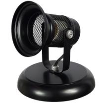 Spot Telinha Preto Luxo Foco Direcionavel para 1 Lâmpada Spot Telinha Preto Luxo Foco Direcionavel para 1 Lâmpada