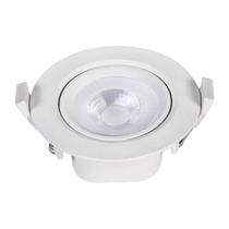 Spot Teto Led De Embutir Redondo 5W 3000K Branco Ecoforce