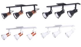 Spot Trilho Direcionável C/5 Soquete E27 Aluminio Spot Trilho Direcionável C/5 Soquete E27 Aluminio