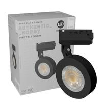 Spot Trilho Eletrificado Redondo Nobby Pt 10W 800Lm Avant
