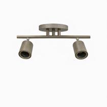 Spot Trilho Industrial Aluminio Teto 2 Luzes GU10 Bivolt Lumini Lab