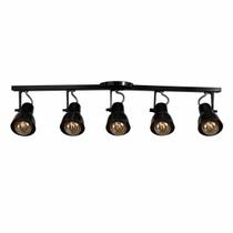 Spot Trilho Light Aluminio Teto E27 5 Luzes Lumini Lab