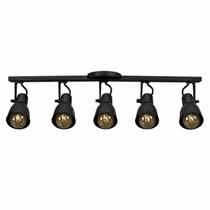 Spot Trilho Light Aluminio Teto E27 5 Luzes Lumini Lab