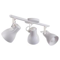Spot Trilho Para Quarto Sala Cozinha Balcão Luz Direcionada Octa Plus Branco 3 Lâmpadas Bivolt Não Enferruja