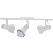 Spot Trilho Triplo Branco - 1122-S - INDUPLAS Spot Trilho Triplo Branco - 1122-S - INDUPLAS