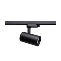 Spot Trilho Zylinder Preto para 1 Lâmpada MR16 Stella