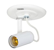 Spot Tubinho Aluminio / Pvc Pop 509/1 Hiperlight Branco