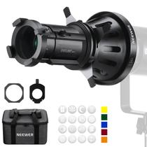 Spotlight Snoot Neewer LS-38 com lente de projeção de 40 300W