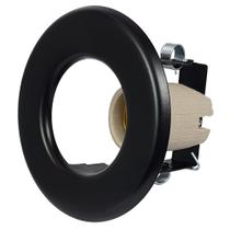 Spots Preto Mini de Embutir para 1 lâmpada Foco Fixo Teto