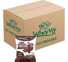 Spr Alimentos Sabor Gourmet Wheyviv Kit 20 Biscoito Fit Choc