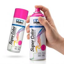 Spray 350ml Fluorescente Tekbond Escolha Cores Acrílica Alta Visibilidade Super Color Spray 350ml Fluorescente Tekbond Escolha Cores Acrílica Alta Visibilidade Super Color
