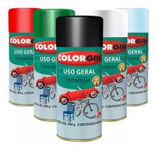 Spray 51001 Branco Rápido Liso Brilhante 350ml - Colorgin