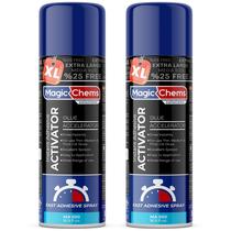 Spray acelerador Super Glue Magic Chems CA Glue 500 ml (pacote com 2)