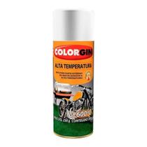 Spray Alta Temperatura Branco Fosco 600c Para Escapamentos E Chaminés - Colorgin