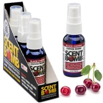 Spray ambientador Scent Bomb Black Cherry 30 ml, pack com 4 Spray ambientador Scent Bomb Black Cherry 30 ml, pack com 4