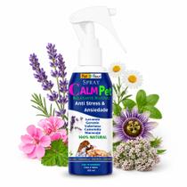 Spray Anti Ansiedade Natural para Cães e Gatos Stress e Medo de Fogos Viagens e Separação