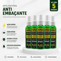 Spray Antifog Anti Embaçantes Para Óculos De Mergulho Natação Lente Câmera Capacete de Moto kit Com 5 Peças