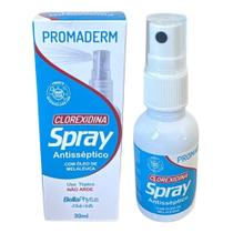 Spray Antisséptico Clorexidina 30ml Promaderm BellaPhytus Cicatrizante Higienização de Feridas
