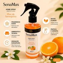 Spray Aromatizador Flor Laranjeira 260ml para Ambientes e Tecidos Cítrico Floral Frescor Spray Aromatizador Flor Laranjeira 260ml para Ambientes e Tecidos Cítrico Floral Frescor
