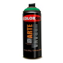 Spray Arte Urbana Verde Toscana 910 - Colorgin Tinta Acrílica Fosca 400ml